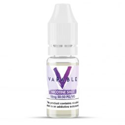 50% VG/50% PG, 18mg, Nicotine Shot