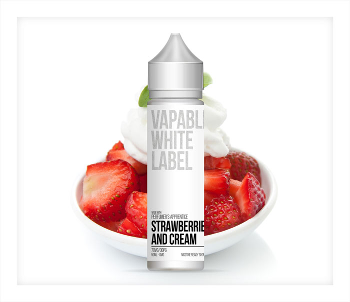 Strawberries And Cream E Liquid Made With Perfumers Apprentice 0mg 50ml Vapable