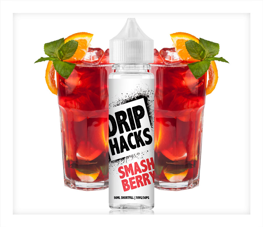 Smashberry Drip Hacks Shortfill 50ml/100ml with Free Nic Shot Vapable