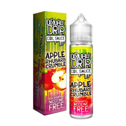 apple rhubarb crumble double drip shortfill