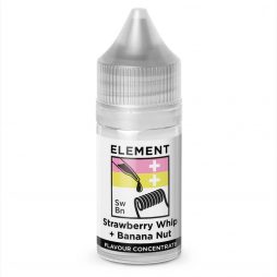 Strawberry Whip and Banana Nut Emulsions Element 30ml One Shot