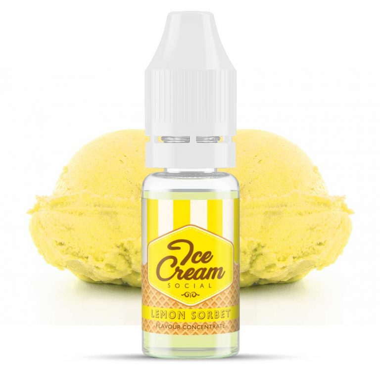 Lemon Sorbet Ice Cream Social Concentrate Vapable