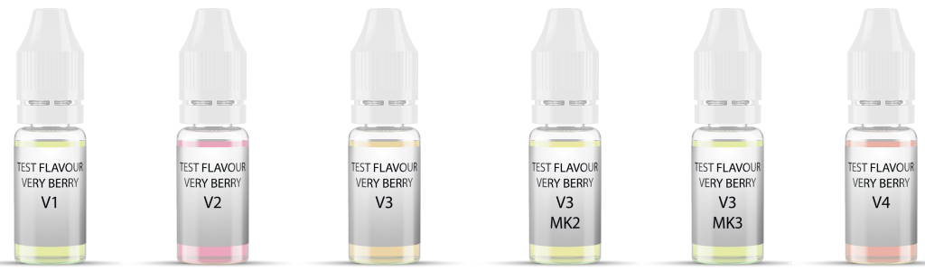 series of test 10ml e-liquids