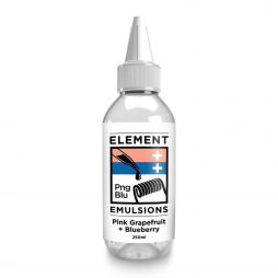 Pink Grapefruit and Blueberry Element Emulsions Short Shot