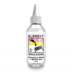 Strawberry Whip and Banana Nut Element Emulsions Short Shot