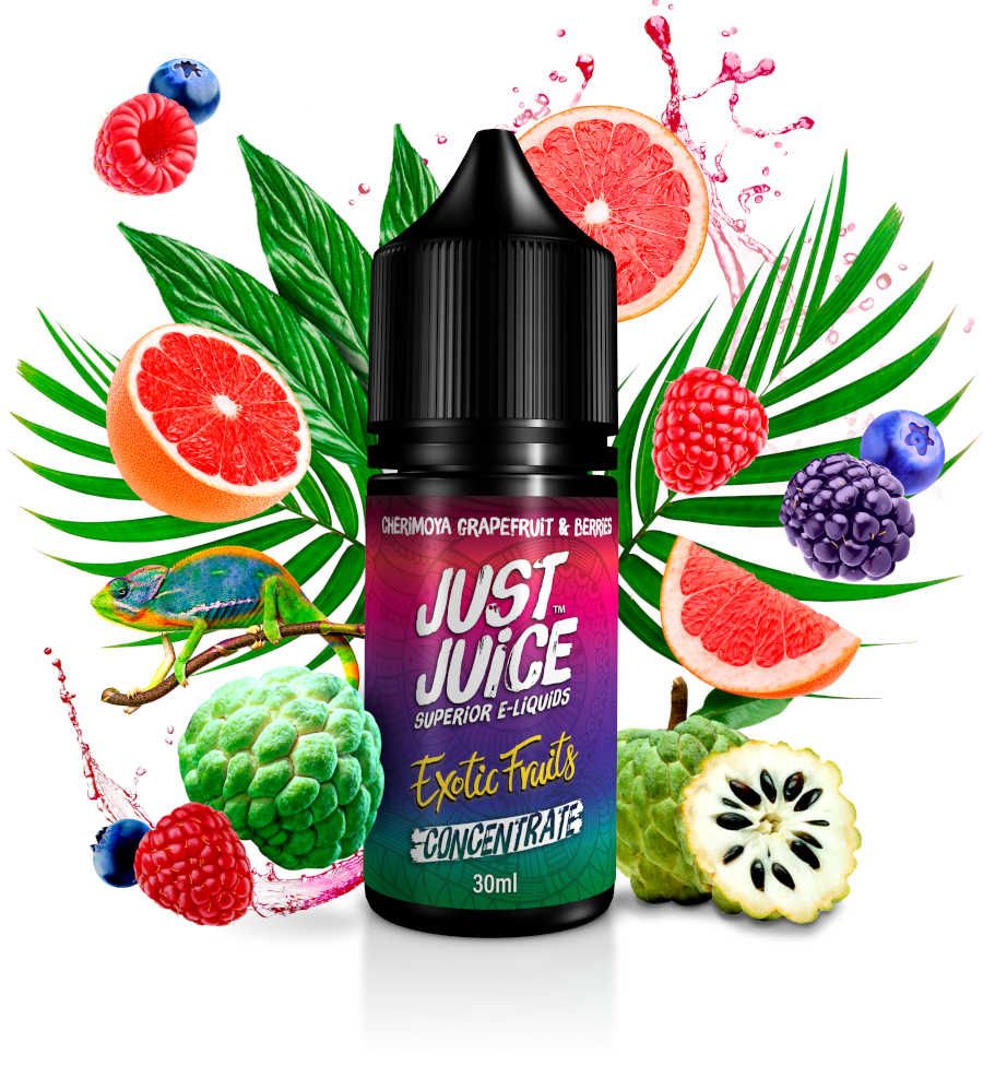 Cherimoya, Grapefruit & Berries Just Juice 30ml One Shot Concentrate ...